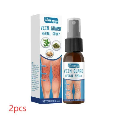 30ml herbal body care spray bottle with botanical extracts and menthol