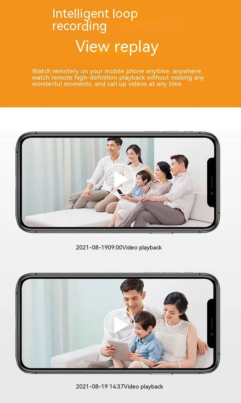 Wireless bulb security camera with 1080p HD resolution and full colour night vision capability