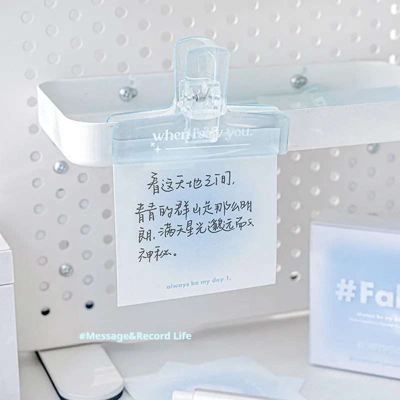 70mm square multifunctional notepad with gradient parchment pages and mixed paper sheets