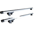 Alloy roof rack crossbars for GM SUV with adjustable 120-135cm sizing and 75kg capacity