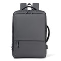 Waterproof Oxford cloth backpack in business style with air pillow belt system, shown in multiple colour options