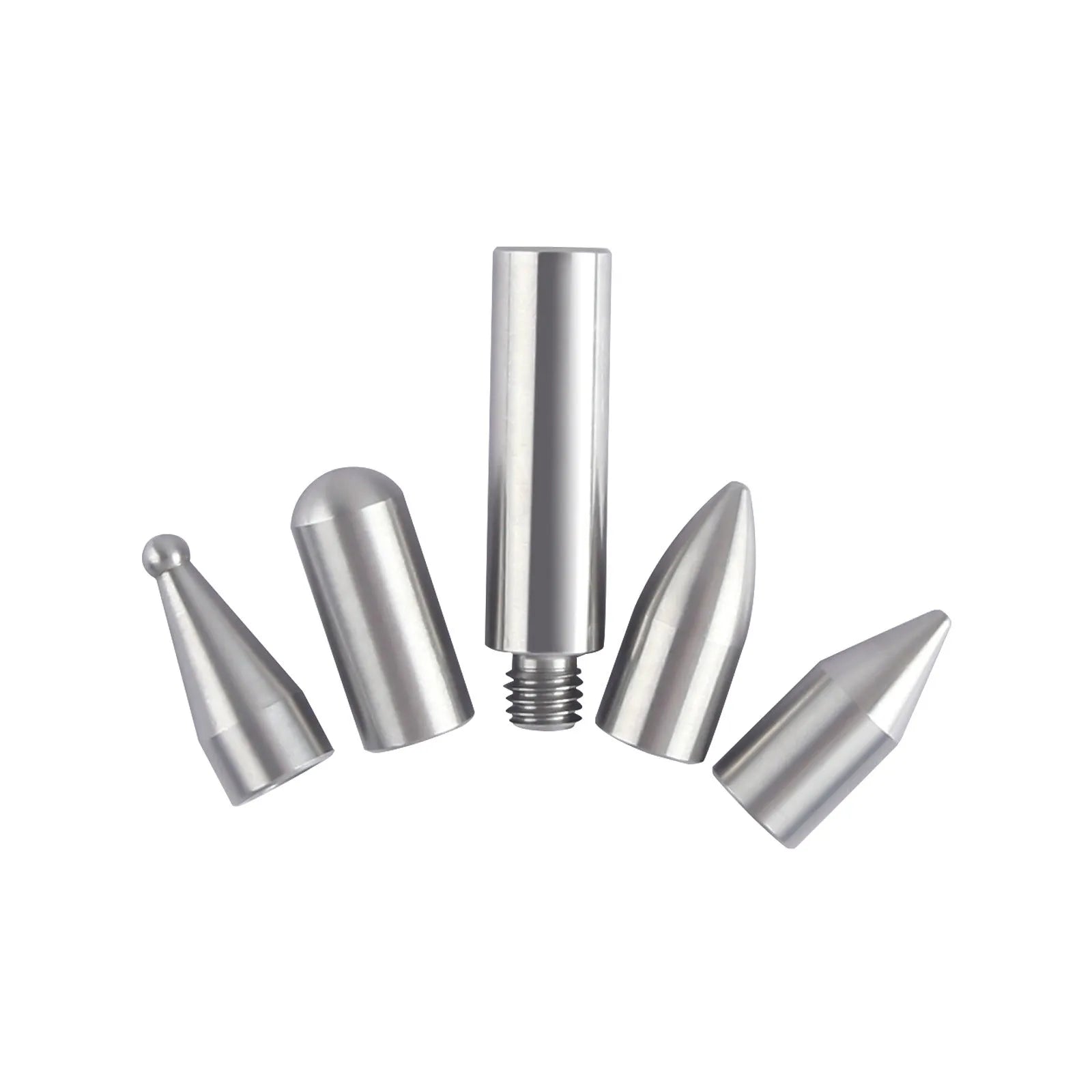 Alloy steel three-piece car dent repair tool set with hook crowbar on a workbench.
