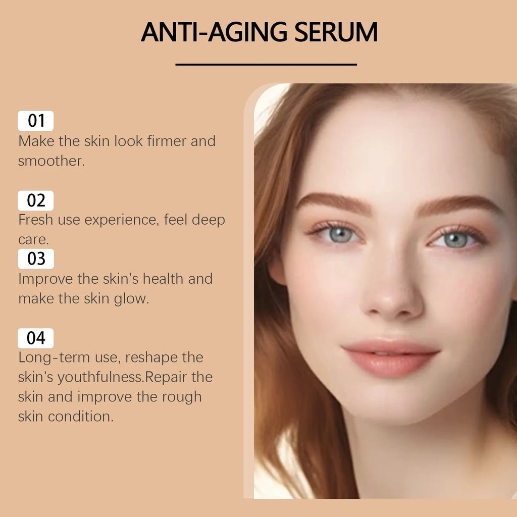 30ml anti-ageing liquid in dropper bottle with hyaluronic acid and bee venom serum