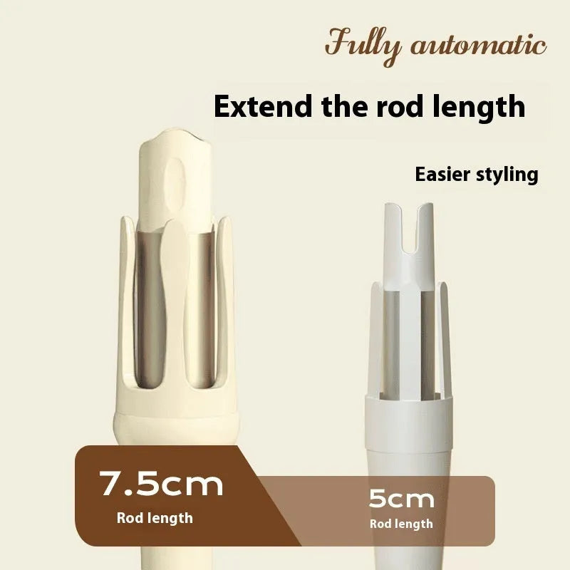 Automatic hair curler with 32mm barrel in multiple colour options including white and Chigo variants