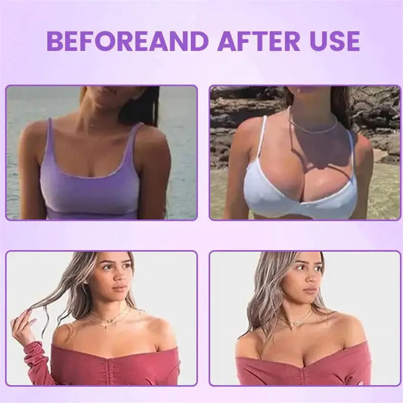 Skin-toned chest enhancement adhesive mask with silicone construction for contouring support