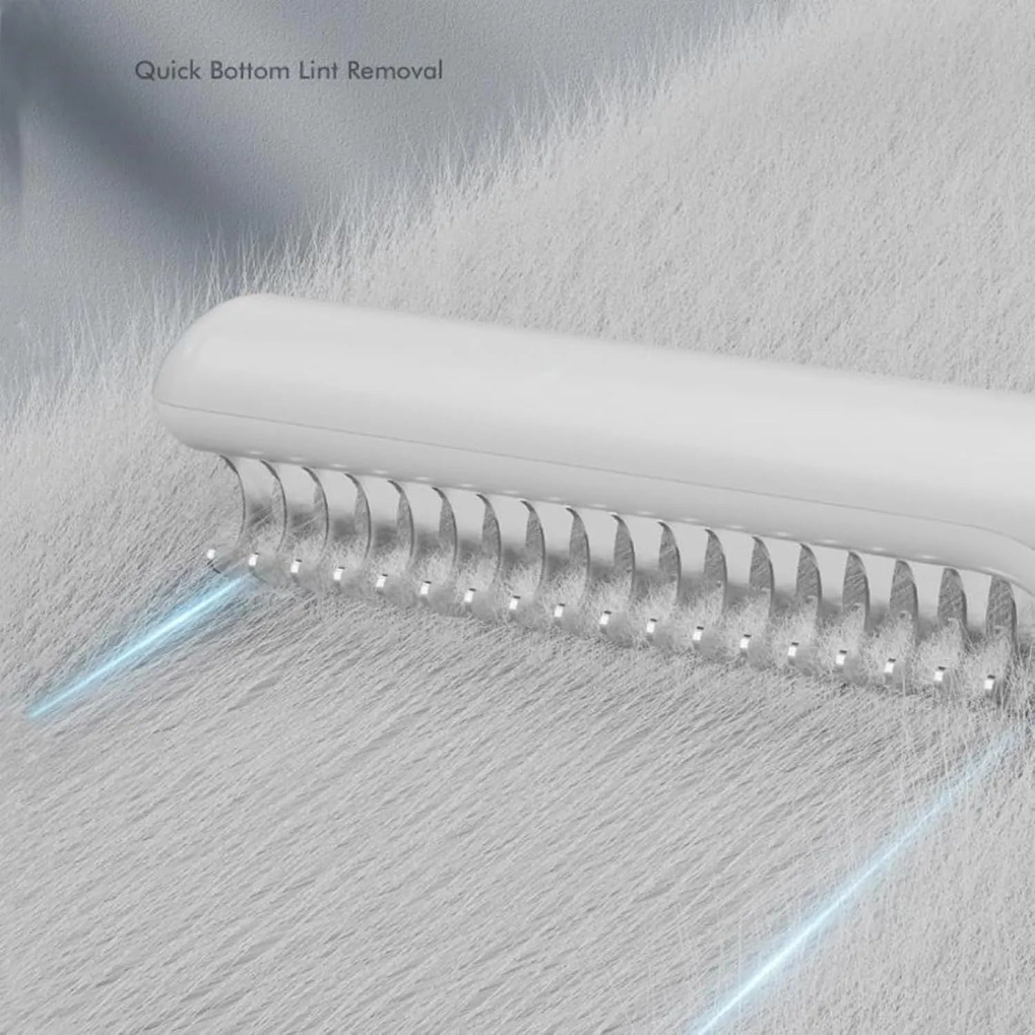 Stainless steel pet dematting comb with comfortable handle for removing knots from dogs' coats