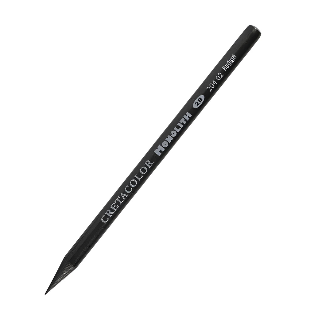 Wood-free graphite sketching pencil in 2B, 4B, or HB hardness for drawing