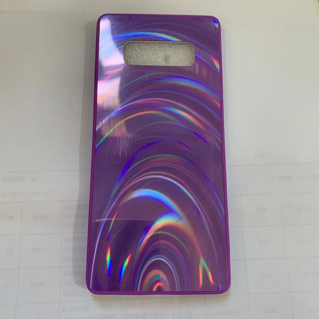 Marble pattern shockproof silicone phone case for Samsung models in multiple colours.