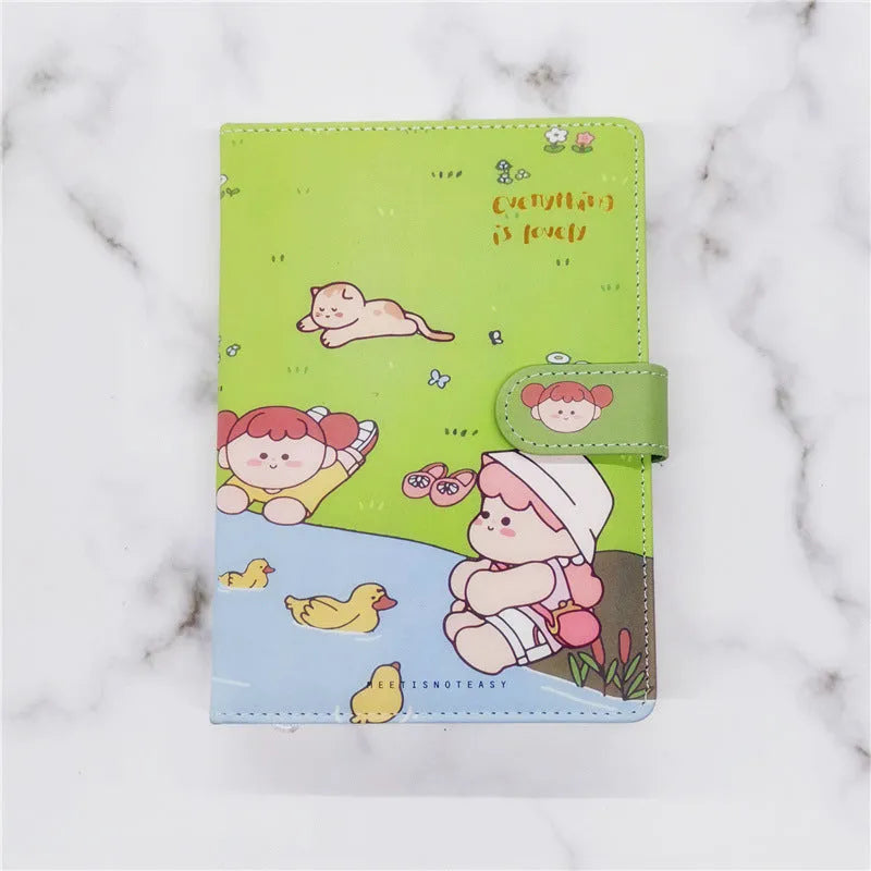 A5 thread-bound notepad with thematic paper cover and 180 Daolin paper sheets