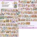Colourful cartoon character stickers on Japanese paper for haemorrhoid tape packaging customisation