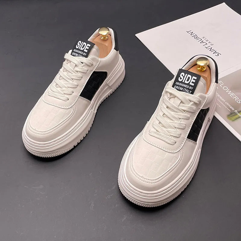 Neutral gender sports casual shoes with cloth upper and rubber foam sole in white green and white black colours