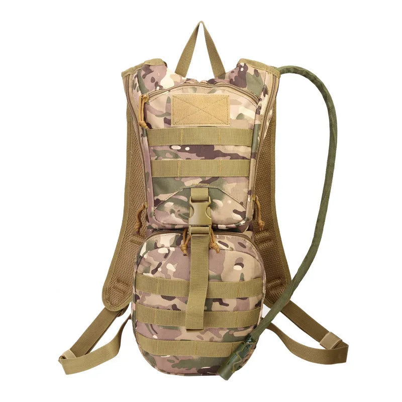 Tactical camouflage cycling backpack with large capacity for outdoor sports