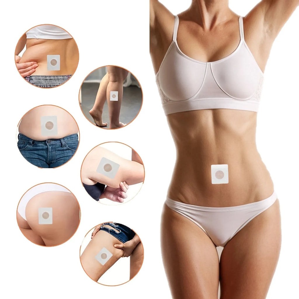 Box of 30 navel slimming patches with traditional Chinese medicine ingredients