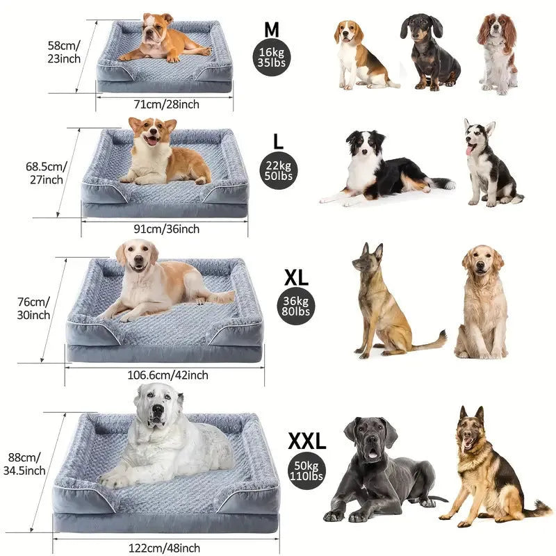 Waterproof dog kennel pad with removable cloth cover in brown colour