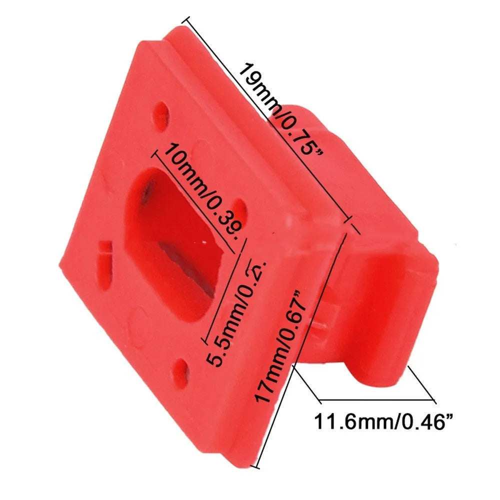 Plastic snap clips for BMW door walnut interior trim panel, 10-piece pack.