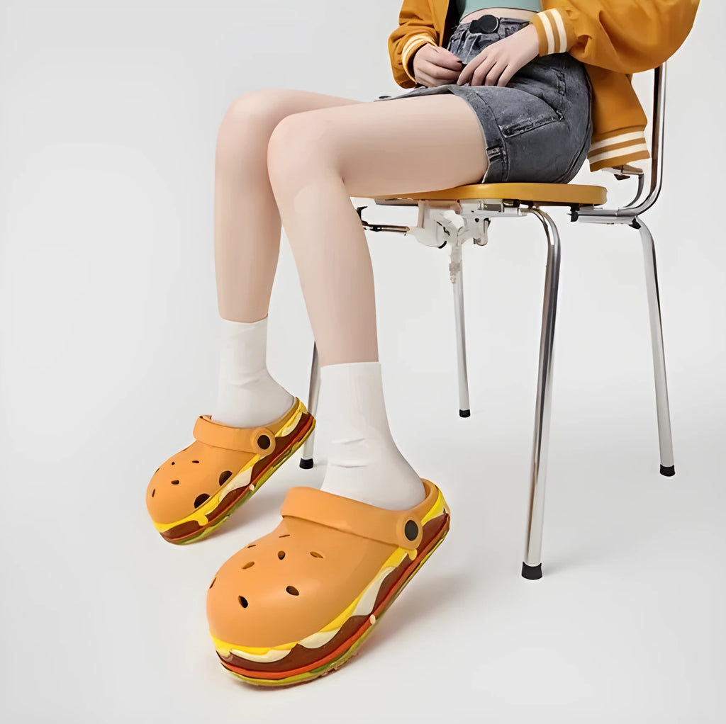 Women's EVA sandals with thick 3-4cm sole, hollow out design, and baotou toe cap in various colours