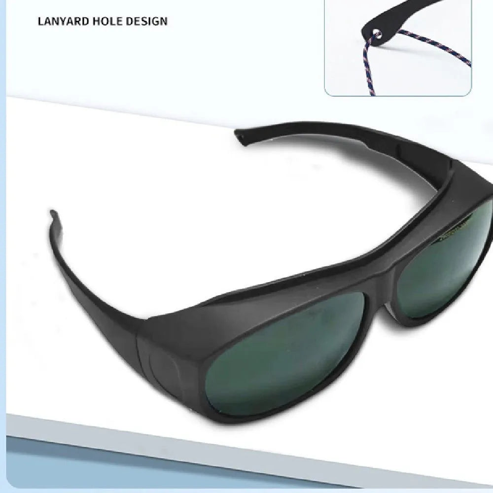 Photon skin rejuvenation and welding anti-glare goggles with laser protection