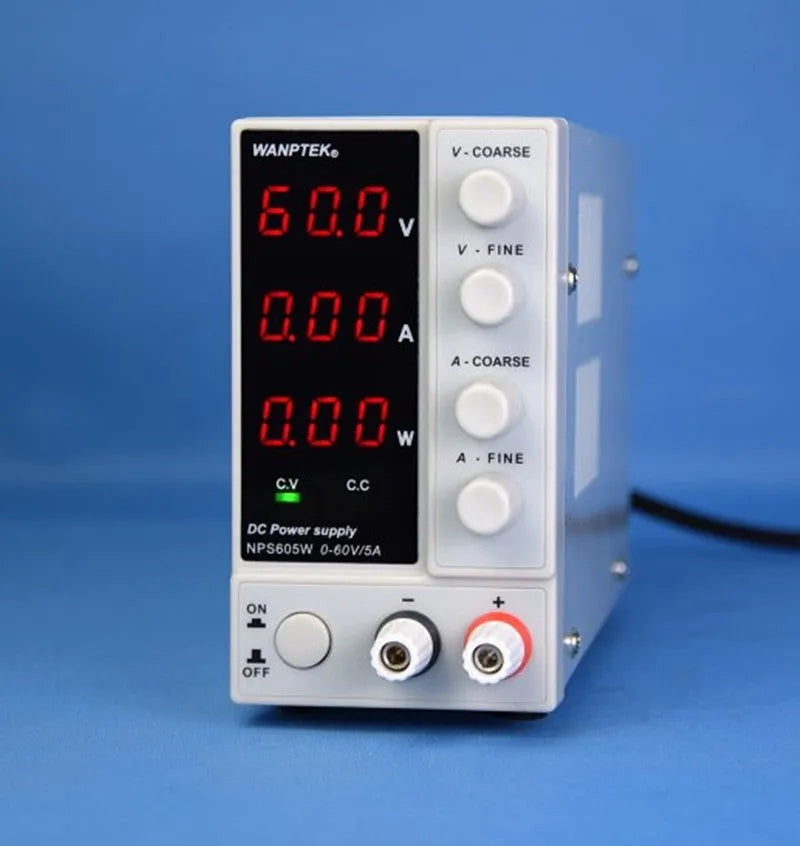 White NPS605W adjustable DC laboratory bench power supply for mobile phone and notebook repair