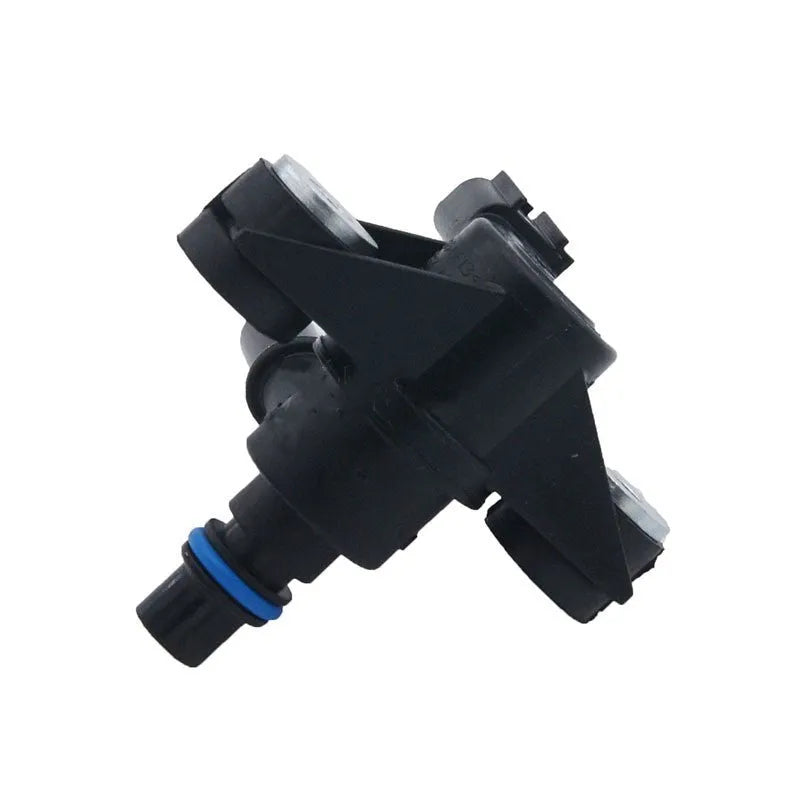 Black ABS plastic Ford turbocharger solenoid valve, model AU5A-9G866-AB