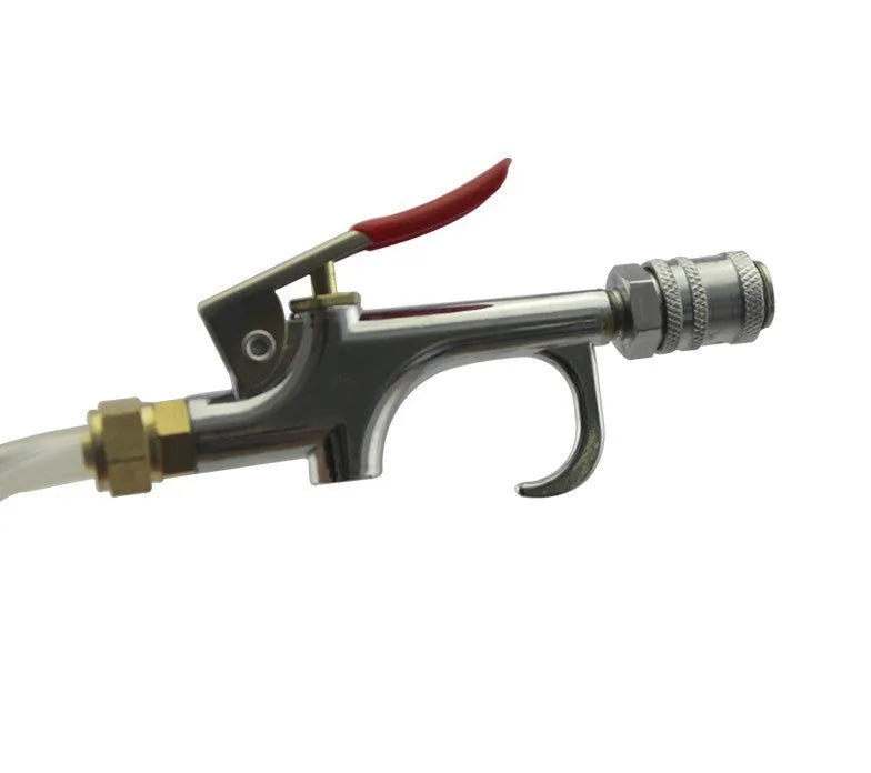 Pneumatic automatic transmission oil changer with 220W motor and oil filler tank.