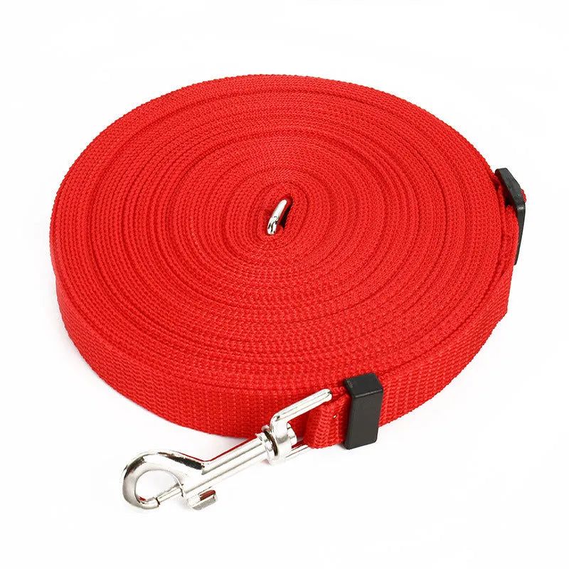 PP Pet Hand Holding Rope Lead 1.5m-50m x 2cm Fashion Dog Leash for Walking Training in Blue Black Red Green Pink Multiple Length Options