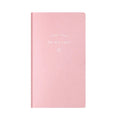 Simple Style portable todo list notebook in blue, green, pink, or yellow PU cover, showing 96 pages of eye protection paper.