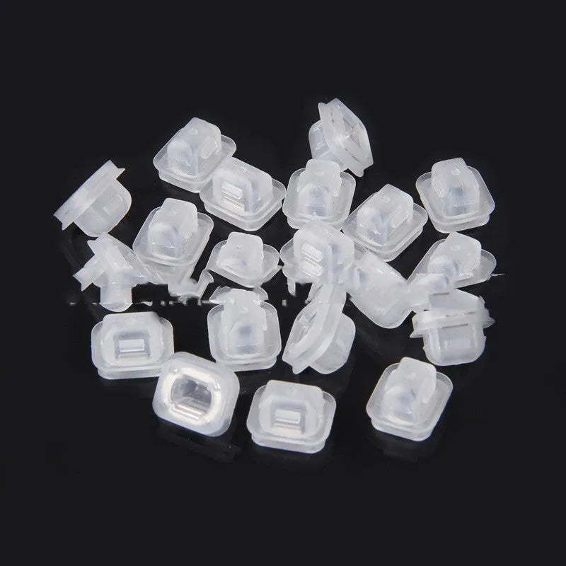 BMW 5 Series 7 Series interior plastic fasteners with transparent colour and peach wood exterior