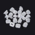 BMW 5 Series 7 Series interior plastic fasteners with transparent colour and peach wood exterior