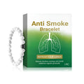 Synthetic turquoise anti-smoking bracelet for women with adjustable design