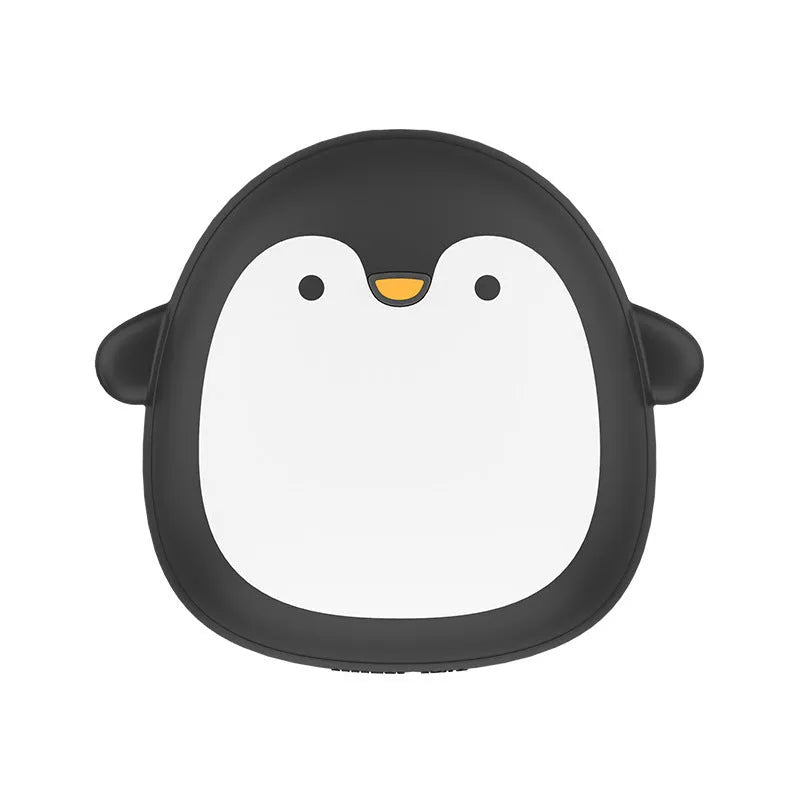 Cartoon penguin polar bear design USB rechargeable electric hand warmer with power bank function