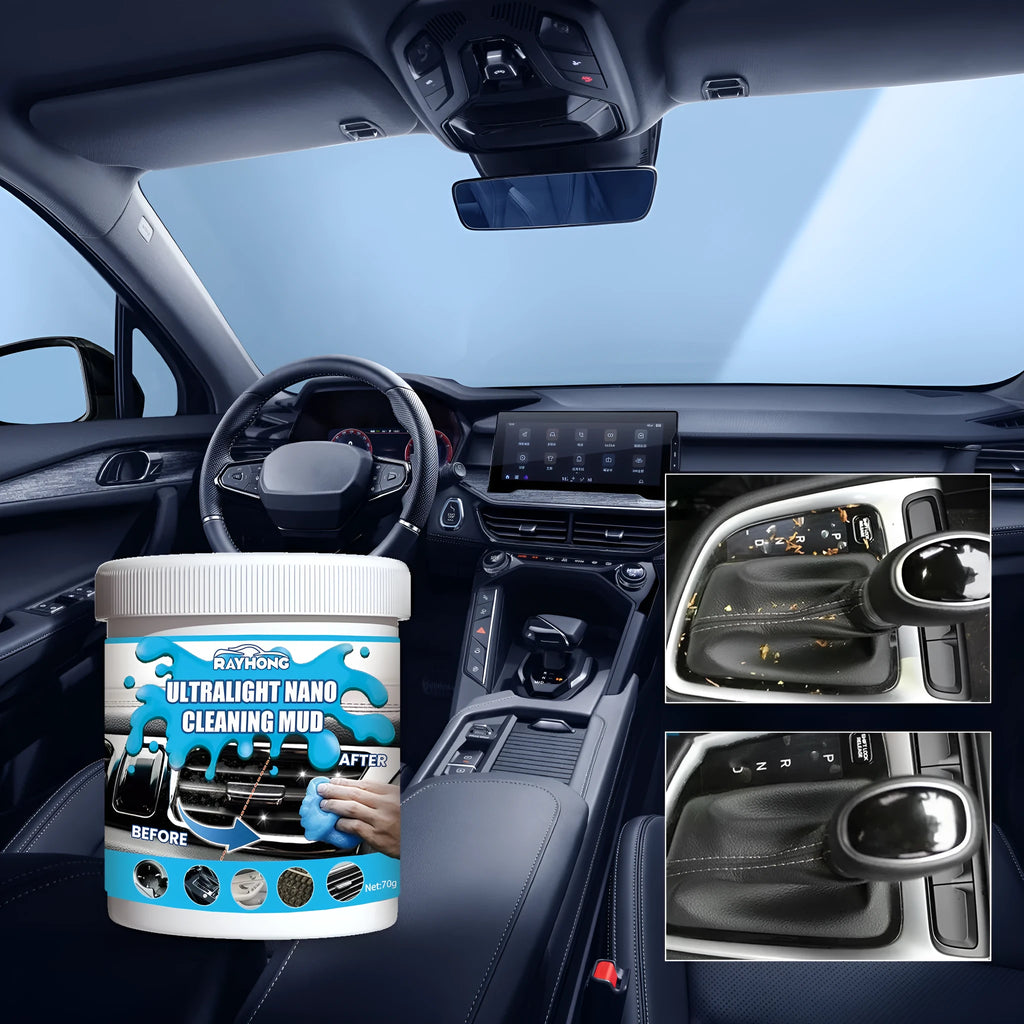 Car cleaning soft gel putty for interior dust removal from gaps and crevices