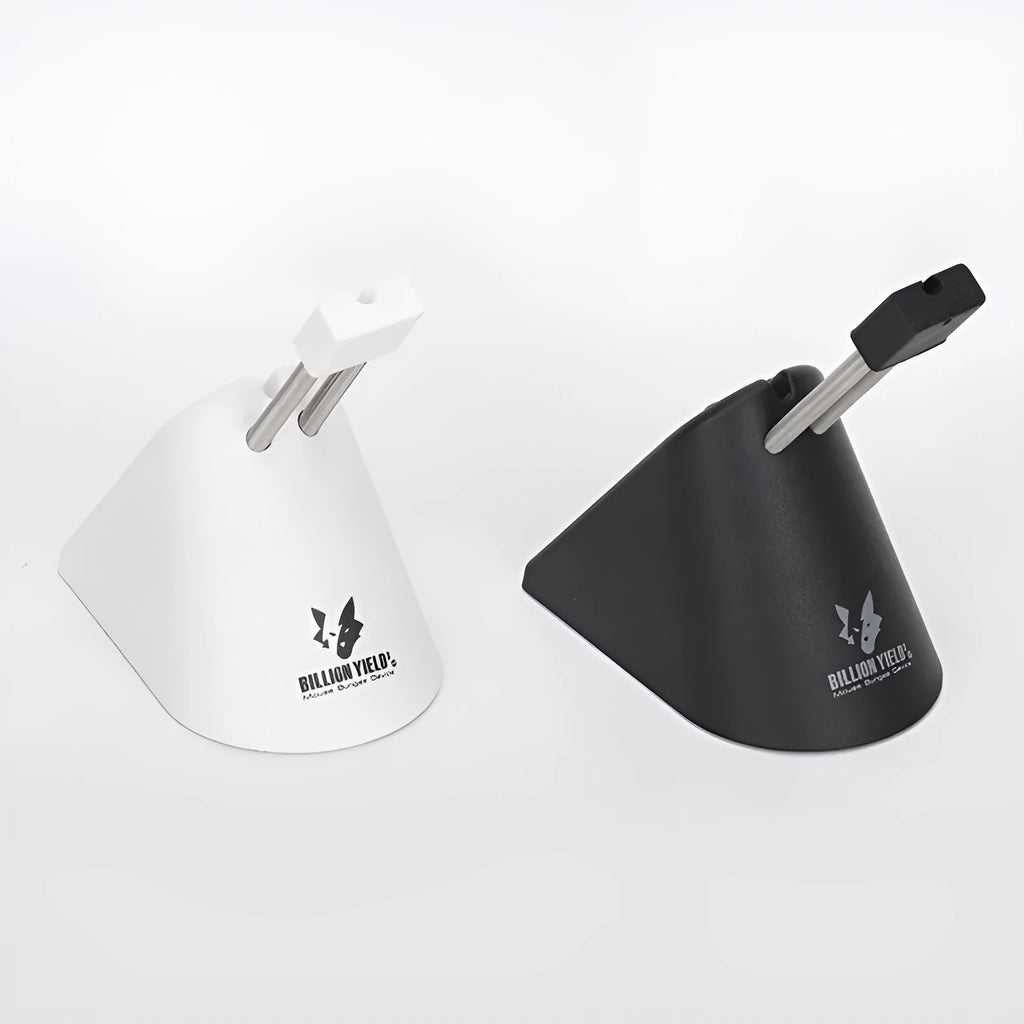 ABS plastic game mouse cable holder for wired mice in black or white colour