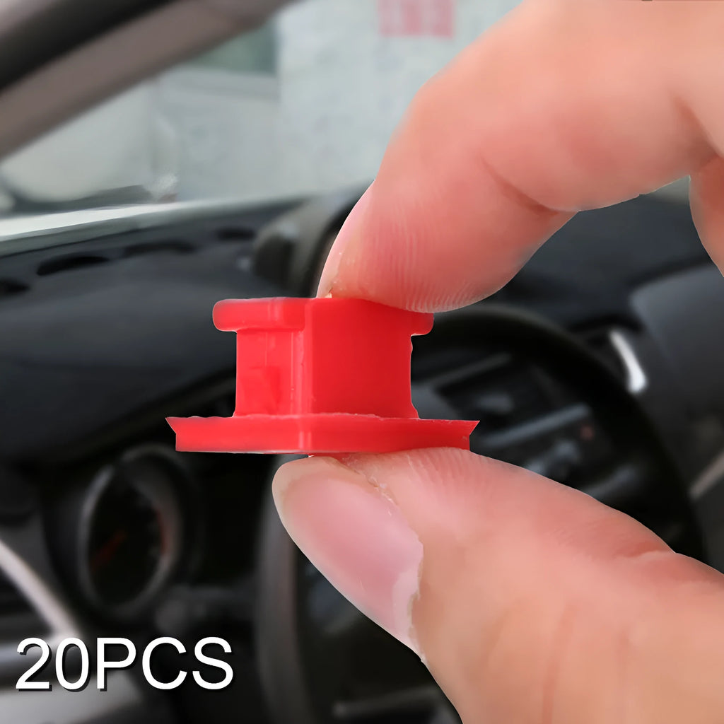 Plastic snap clips for BMW door walnut interior trim panel, 10-piece pack.