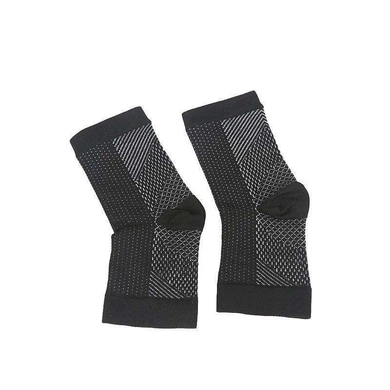 Korean-style sports foot socks with heel invisible pressure design in black, white, skin colour or copper options