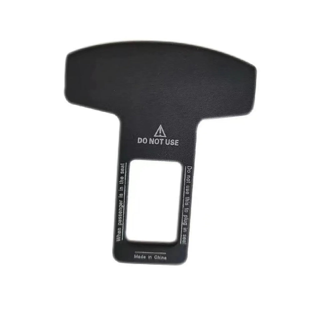Aluminium alloy keychain bottle opener with frosted carbon fibre finish on a 2.1cm lock tongue buckle.