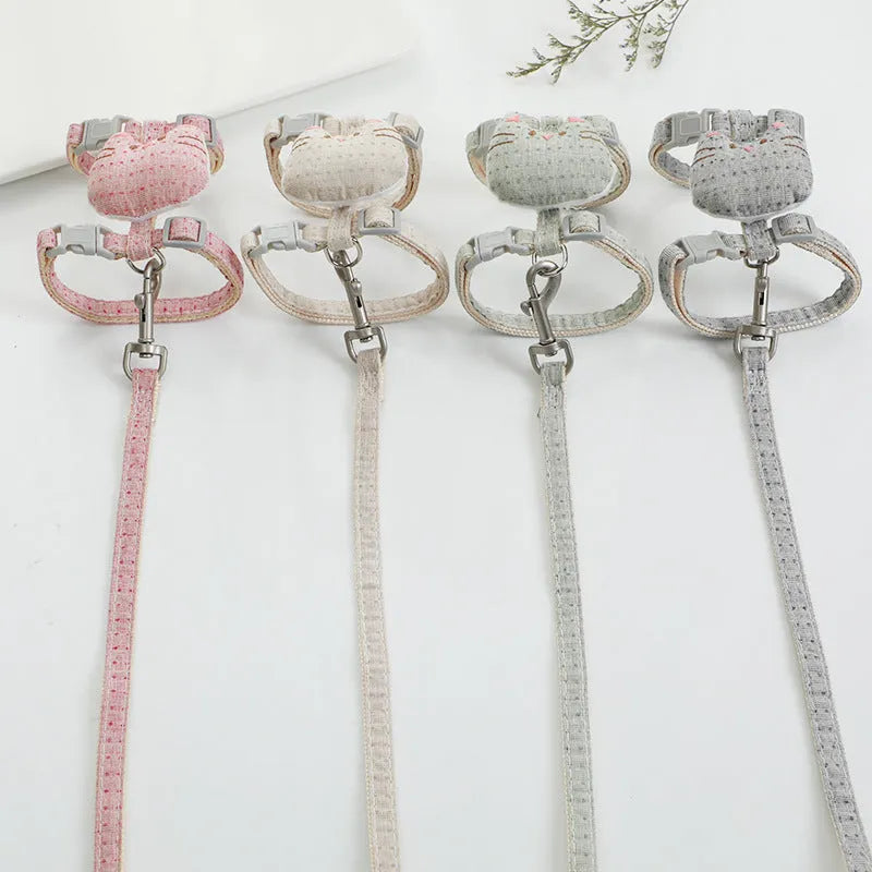 T-shaped cat pull rope with drawstring in cloth material for cats up to 8kg