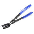 Blue steel car interior clamp removal pliers showing 235mm length and 32mm head dimensions