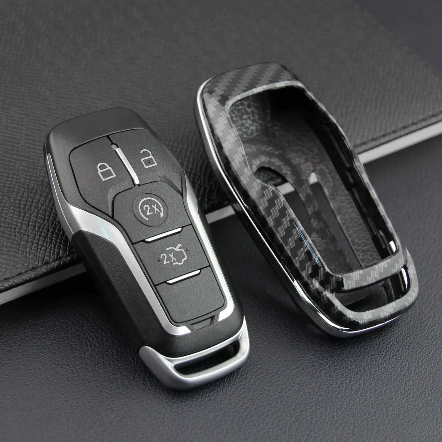 Remote control protective shell for car keys in single shell plastic design