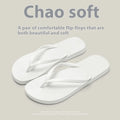 Flat casual slippers with plastic upper and non-slip PVC sole in orange, purple, black, and white colours.