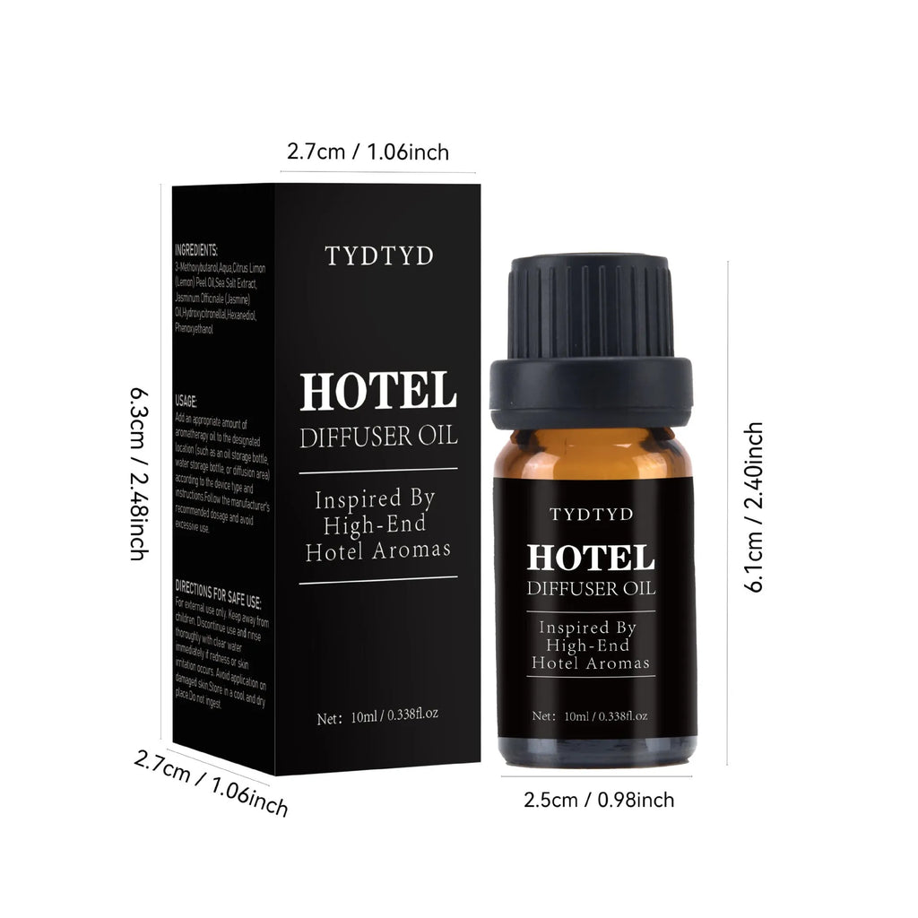 10ml amber glass bottle of natural plant fragrance essential oil