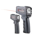 Handheld infrared thermometer black plastic body with LCD display for non-contact temperature measurement