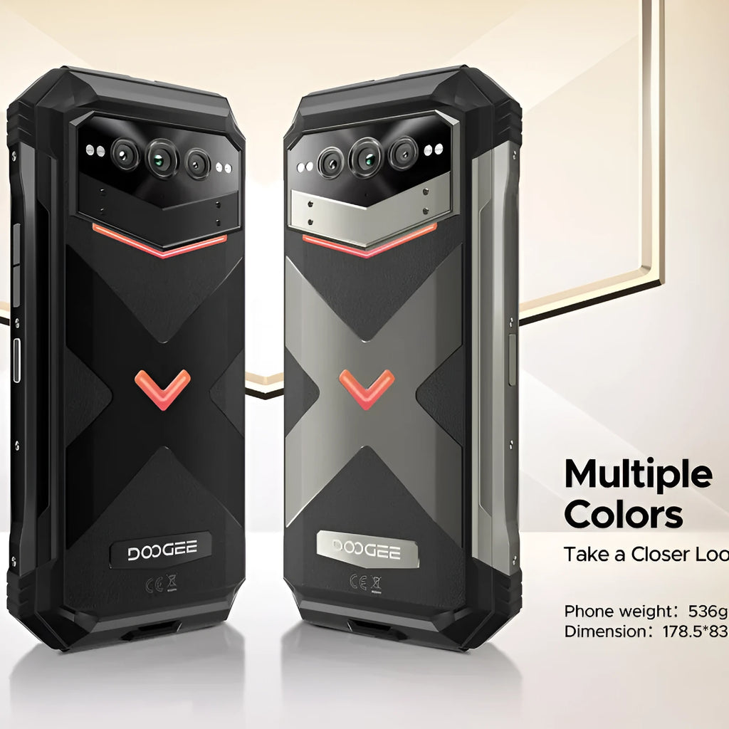 VMAX PRO mobile phone in black or grey colour with plastic housing, charger, and manual