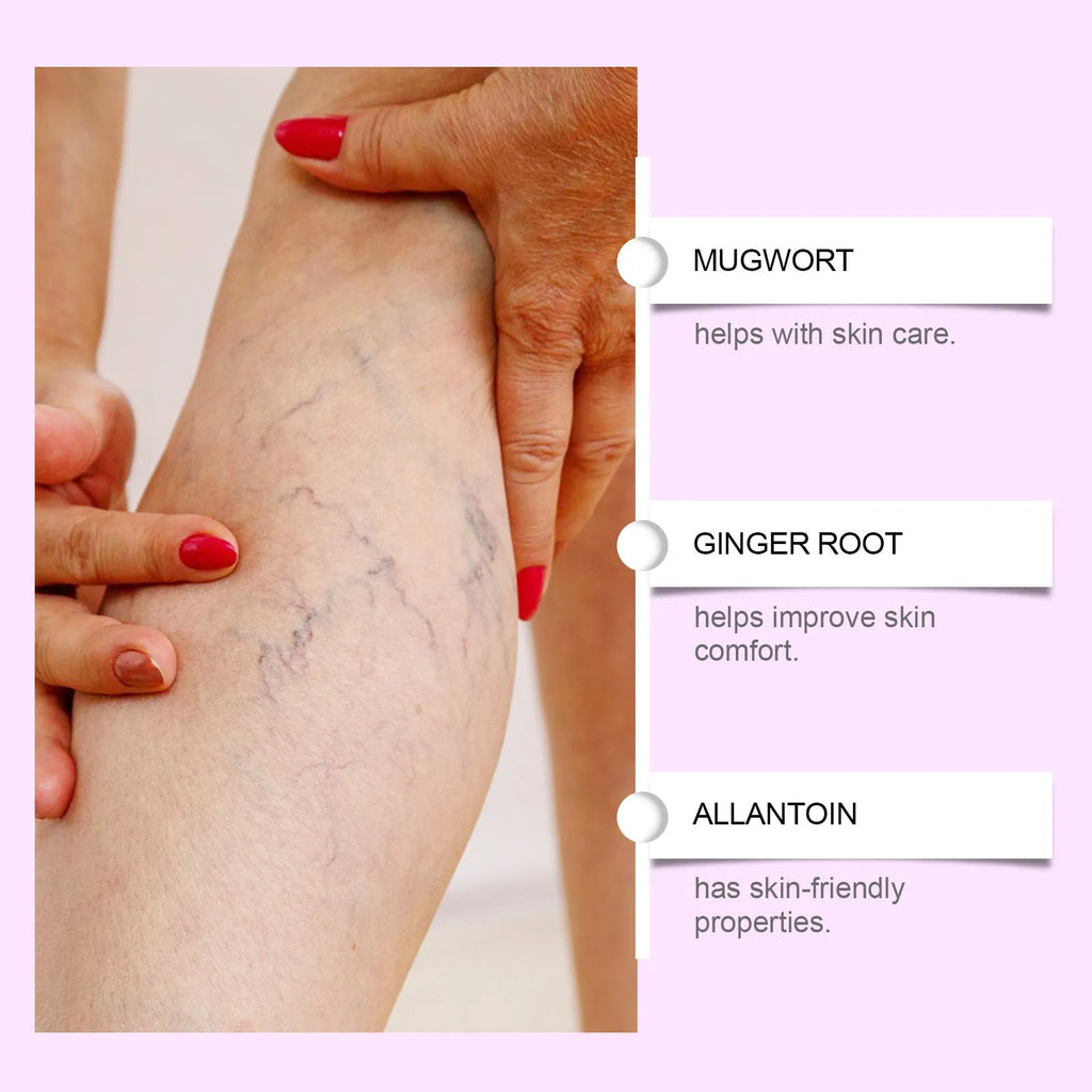 Pack of four legs nursing adhesive micro needle bandages with moxa and ginger formula.
