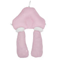 U-shaped baby head shaping pillow with pure cotton fabric in pink and blue colour options