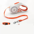 Retractable dog leash in Dream Purple, 3m length, with one-handed brake button and ABS housing
