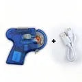 Electric fishing hook tier automatic line winder tool in blue and green colour with PC shell.