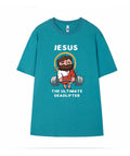 A man's pure cotton short sleeve T-shirt in a regular fit, shown in one of seven available colours.