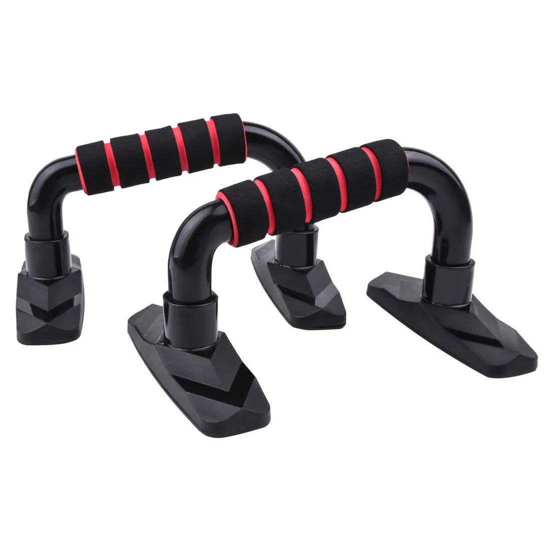 I-shaped push up bar exercise equipment set with PP sponge padding in choice of colours