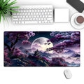 Large computer mouse pad with precision lock edge design, measuring 400x900mm with pattern 05 thermal transfer printing