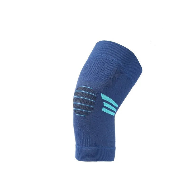 A pair of polyester sports knee pads for basketball and aerobics, shown in multiple colour options.